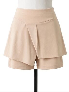FREE PEOPLE Movement Skort Sunrise Skirted Gym Biker Shorts Neutral Peach Small